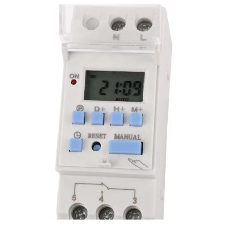 PROGRAMADOR SEMANL DIGITAL CARRIL 12V
