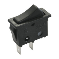 INTERRUPTOR UNIPOLAR NEGRO FASTON 16A 
