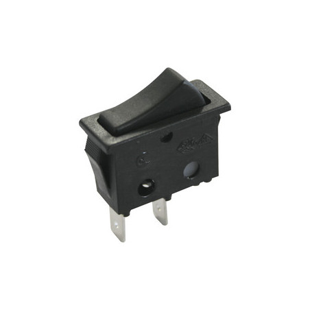 INTERRUPTOR UNIPOLAR NEGRO FASTON 16A 
