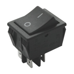 INTERRUPTOR BIPOLAR NEGRO 16A 250V