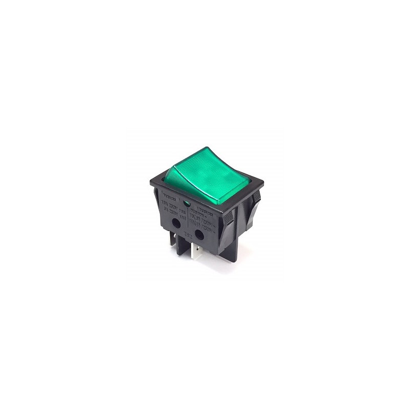 INTERRUPTOR LUMINOSO VERDE FASTON INTERRUPTOR LUMINOSO VERDE FASTON