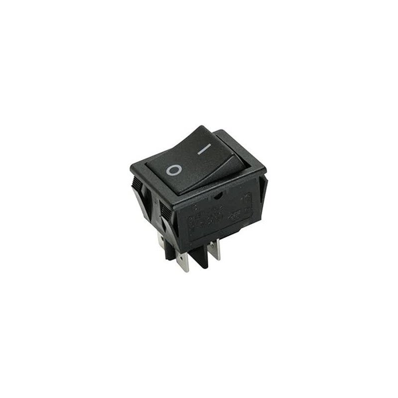 PULSADOR BIPOLAR NEGRO FASTON OFF-  ON  16A