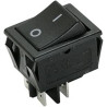 PULSADOR BIPOLAR NEGRO FASTON OFF-  ON  16A