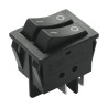 INTERRUPTOR DOBLE TECLA NEGRO FASTON 16 A 250V