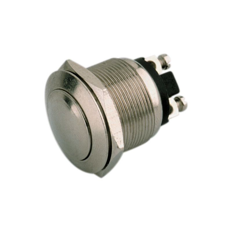PULSADOR ANTI-VANDALICO CROMADO Ø22mm PULSADOR ANTI-VANDALICO CROMADO Ø22mm