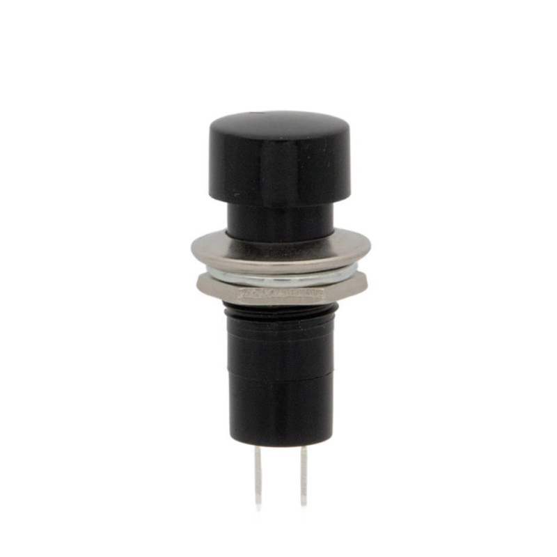 PULSADOR NORMALMENTE CERRADO 125V 3A NEGRO