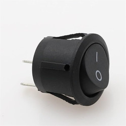 INTERRUPTOR NEGRO TIPO ROCKER ON-OFF
