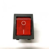 INTERRUPTOR LUMINOSO BIPOLAR 4 FAST-ON ROJO 230V