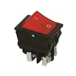 INTERRUPTOR BIP N/ROJO  ATORNILLABLE