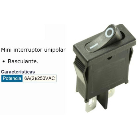 INTERRUPTOR UNIPOLAR N/N OPACO 220V