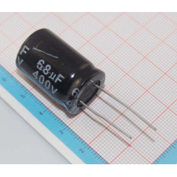 CONDENSADOR ELECTROLITICO 68µF 400VDC 105º