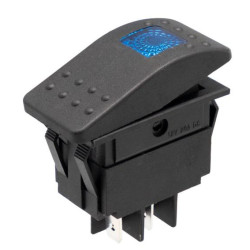 INTERRUPTOR BASCULANTE 12V 20A LUMINOSO LED AZUL