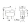 INTERRUPTOR BASCULANTE 12V 20A LUMINOSO LED AZUL