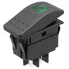 INTERRUPTOR BASCULANTE 12V 20A LUMINOSO LED VERDE