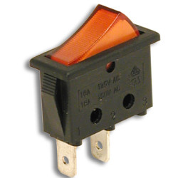 INTERRUPTOR BASC EMP ON-OFF SPST 2P 16A250V S/LUZ