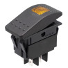 INTERRUPTOR BASCULANTE 12V 20A LUMINOSO LED AMBAR