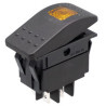 INTERRUPTOR BASCULANTE 12V 20A LUMINOSO LED AMBAR