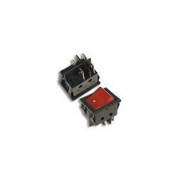 INTERRUPTOR BASC EMP  ON-OFF 16A/250V ROJO