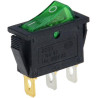 INTERRUPTOR BASC EMP  ON-OFF SPST 2POS VERDE