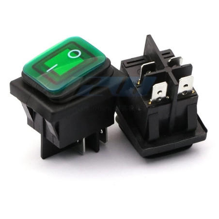 INTERRUPTOR BASC EMP  ON-OFF 16A/250VAC IMP  VERDE