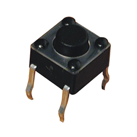 PULSADOR TACTO 6X6MM 4 PATAS DC 12V 50MA ALTO 5MM