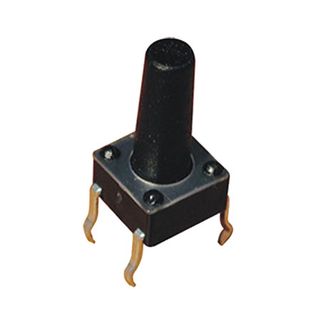 PULSADOR TACTO 6X6MM DC 12V 50MA ALTO 12 5MM