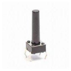 PULSADOR TACTO 6X6MM 4 PATA DC 12V 50MA ALTO 17MM