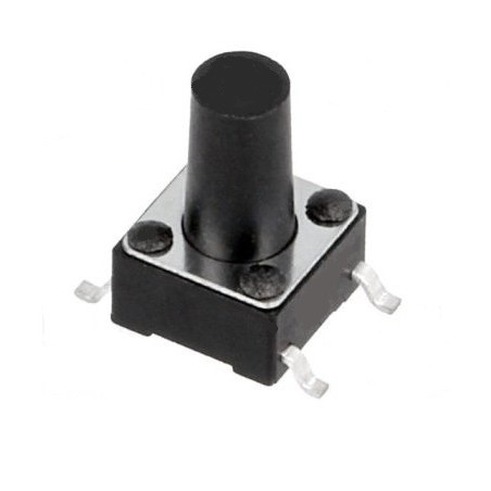 PULSADOR TACTO 6X6MM DC 12V 50MA SMD ALTO 9 5MM