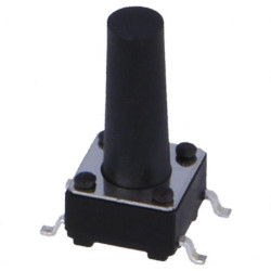 PULSADOR TACTO 6X6MM DC 12V 50MA SMD ALTO 13MM
