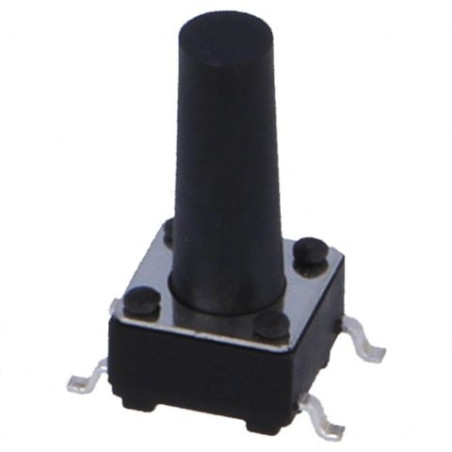 PULSADOR TACTO 6X6MM DC 12V 50MA SMD ALTO 13MM