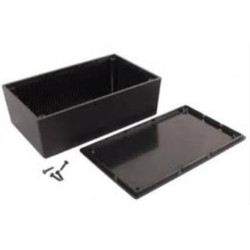 CAJA DE MONTAJE 200x110x65mm COLOR NEGRO