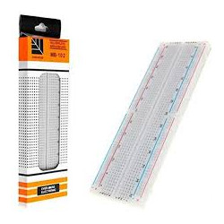 PLACA BOARD PRUEBAS S/SOLDADURA 830 PUNTOS MB-102