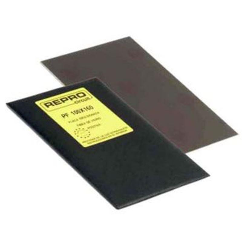 PLACA VIRGEN FIBRA DE VIDRIO 1 CARA 100x160mm