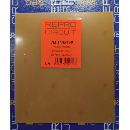 PLACA VIRGEN BAQUELITA 1 CARA 144x160mm VB144X160