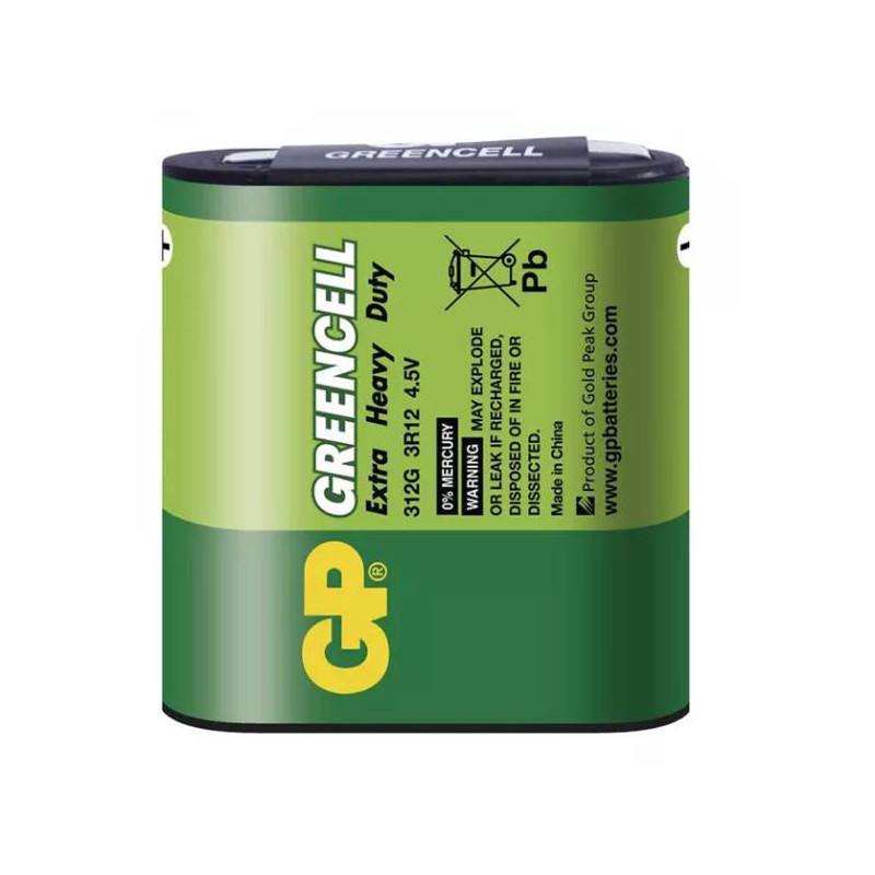 PILA DE PETACA 3R12 4 5V CLORUDO DE ZINC
