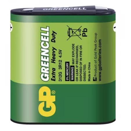 PILA DE PETACA 3R12 4 5V CLORUDO DE ZINC