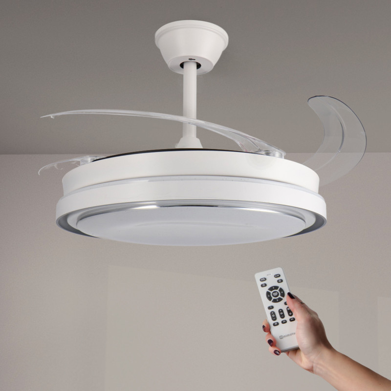 Ventilador de techo LED White Olga Ø107 cm/KIWI  CCT