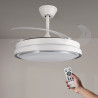 Ventilador de techo LED White Olga Ø107 cm/KIWI  CCT