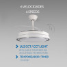 Ventilador de techo LED White Olga Ø107 cm/KIWI  CCT
