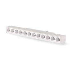 Foco LED Lumiere 12W para carril magnético Blanco 48V Serie 20mm - DSC  3000K
