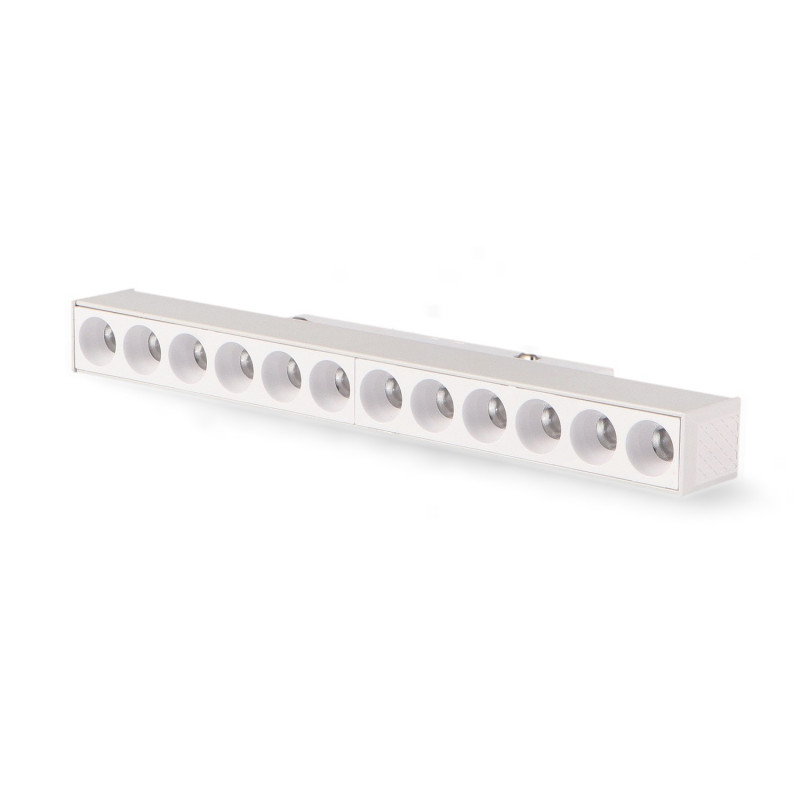 Foco LED Lumiere 12W para carril magnético Blanco 48V Serie 20mm - DSC  3000K