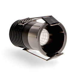 Foco Downlight LED Deep Negro Cromo 5W CCT  CCT