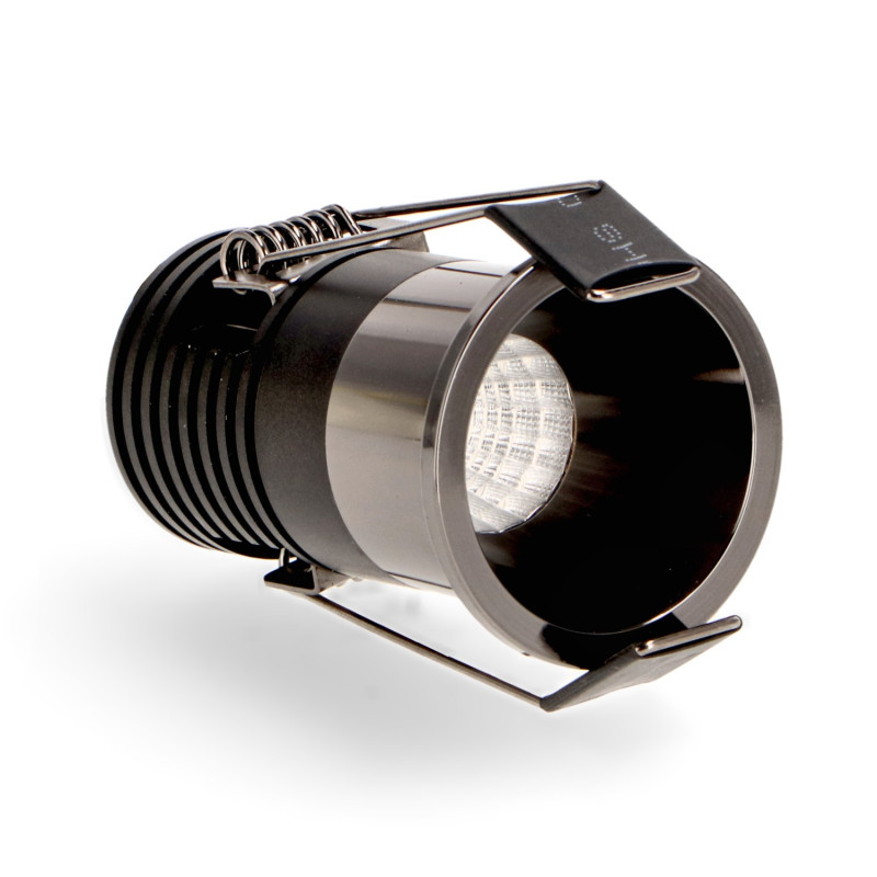 Foco Downlight LED Deep Negro Cromo 5W CCT  CCT