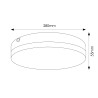 Plafón LED Round Nature 24-18-15-12W IP65  CCT