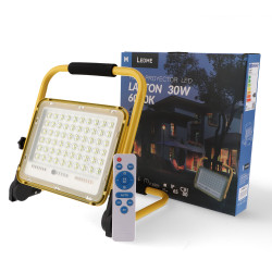 Foco proyector LED portátil con batería Laptop 30W  6000K