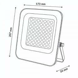 Foco Proyector Led Palermo 50W CCT  CCT