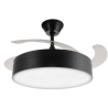 Ventilador de techo LED Messe Negro Ø107 cm  CCT