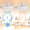 Ventilador de techo LED Paack Ø107 cm  CCT