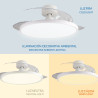 Ventilador de techo LED Paack Ø107 cm  CCT