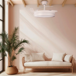Ventilador de techo LED White Alan Ø106 cm - DSC  CCT